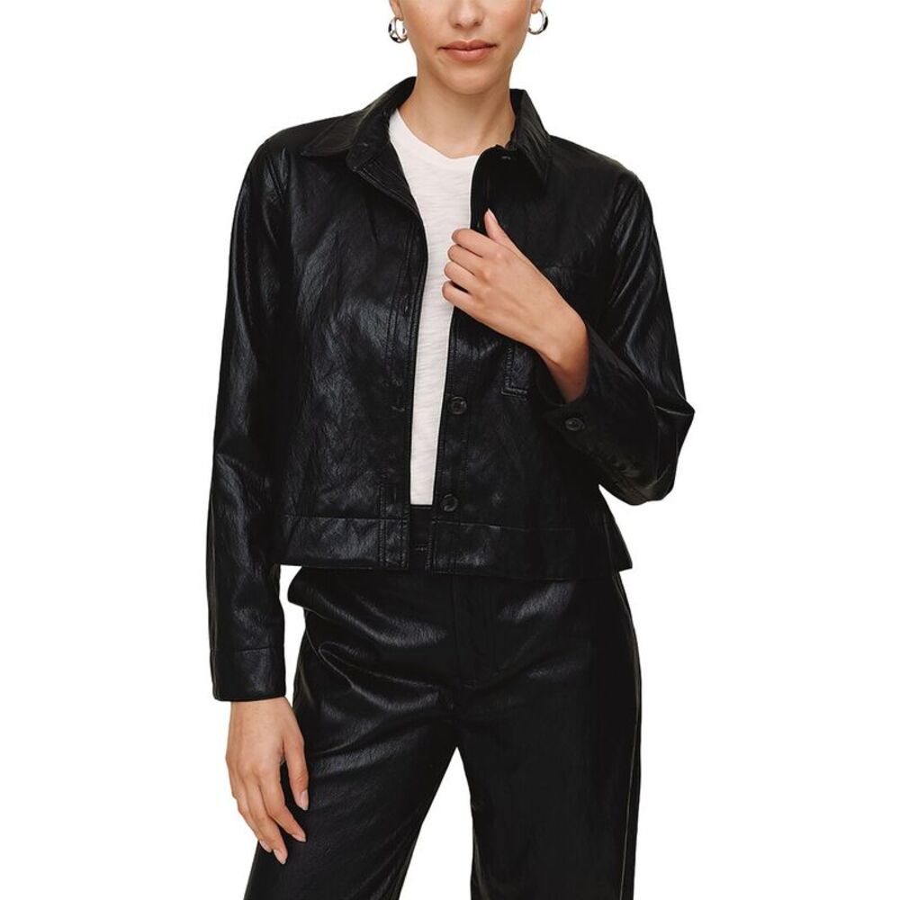 Bella Dahl Womens  Crop Pocket Button Down